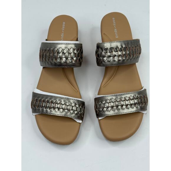 Easy Spirit Women's Lillia Slip-On Casual Wedge Sandals Gold Size 8.5 NWT - Picture 4 of 9